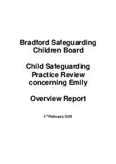 Thumbnail image of Local Child Safeguarding Practice Review - "Emily" - 2021